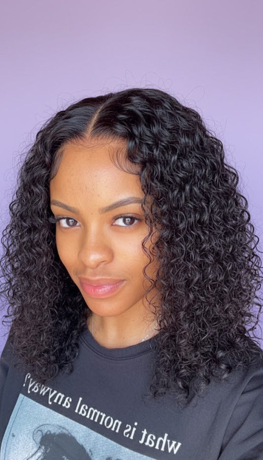 13x4  Water Curls Wig
